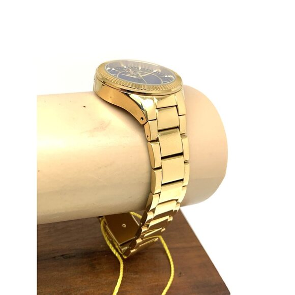 Invicta Women's Watch 28281 Angel Blue Dial Gold Stainless Steel Quartz 35mm - Picture 11 of 13